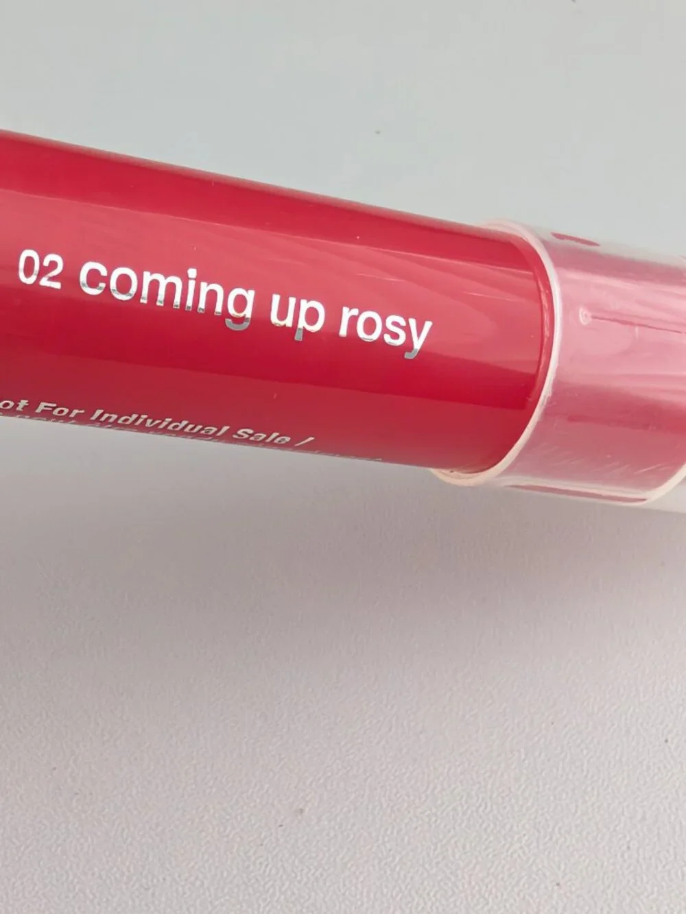 Clinique Chubby Stick Baby Tint Lip Balm 02 Coming Up Rosy Travel Size New .04oz